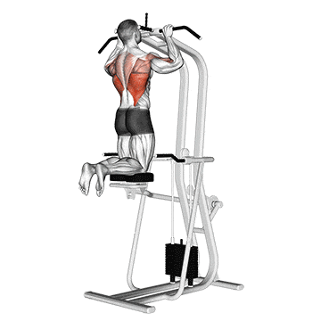 Assisted pull-up gif