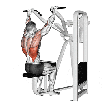 Lever front pulldown gif